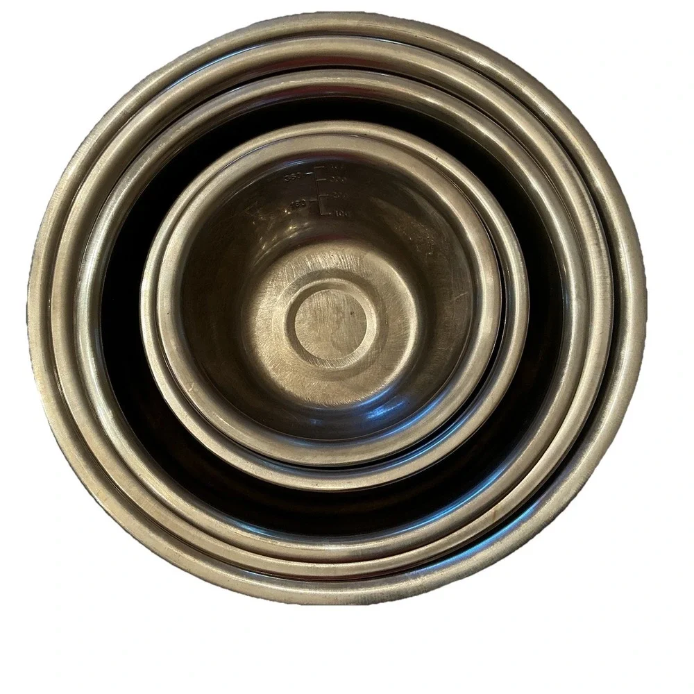 Stainless Steel Nesting Mixing Bowls  - Set of‎ 5